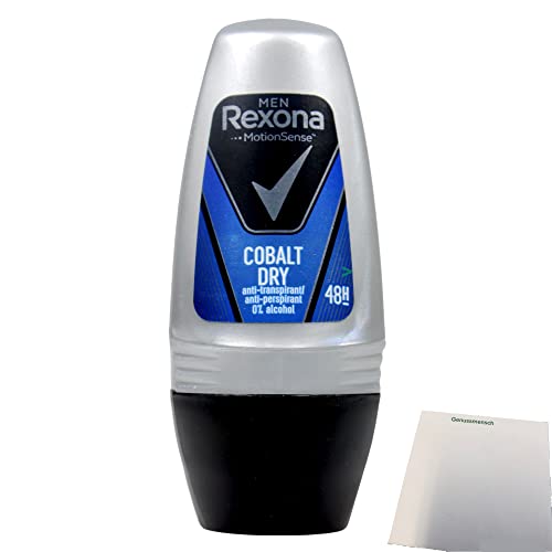 Rexona Men Anti-Transpirant Deo Roll-On Cobalt Dry 48-Stunden-Schutz (50ml) + usy Block von usy