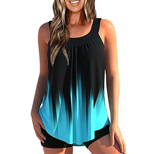 uxxnjfg Tankini Damen Bauchweg Zweiteilig Badeanzug Große Größen Tankini Mit Shorts Badekleid Zweiteiliger Push Up Oberteil Curvy Badetop Mit High Waist Badeshorts Strandmode Swimsuits(Schwarz,4XL) uxxnjfg Tankini Damen Bauchweg Zweiteilig Badeanzug Große Größen Tankini Mit Shorts Badekleid Zweiteiliger Push Up Oberteil Curvy Badetop Mit High Waist Badeshorts Strandmode Swimsuits(Schwarz,4XL) von uxxnjfg
