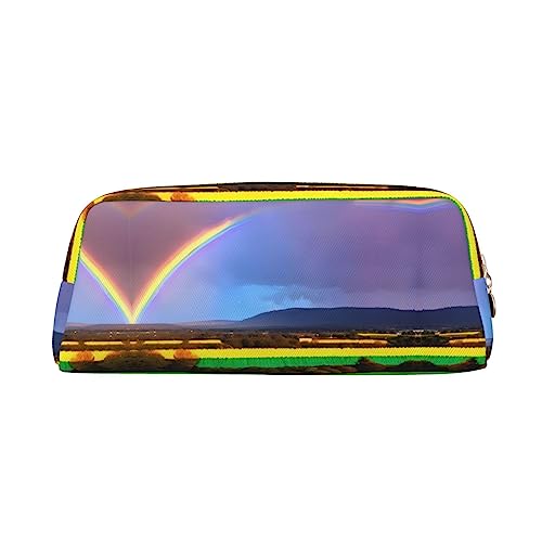 vacsAX Abend Regenbogen Bleistift Fall Bleistift Beutel Münzbeutel Kosmetiktasche Büro Schreibwaren Organizer Tragbare Bleistift Tasche von vacsAX