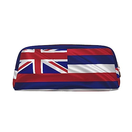 vacsAX Amerikanisches Federmäppchen mit Flagge von Hawaii, Federmäppchen, Münzbeutel, Kosmetiktasche, Büro, Schreibwaren, Organizer, tragbare Bleistifttasche von vacsAX