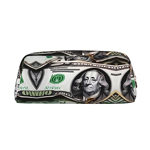 vacsAX Banknote Patterns Pencil Case Pencil Pouch Coin Pouch Cosmetic Bag Office Stationery Organizer Portable Pencil Bag von vacsAX