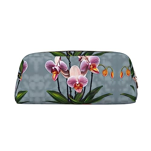 vacsAX Blooming Orchids Pencil Case Pencil Pouch Coin Pouch Cosmetic Bag Office Stationery Organizer Portable Pencil Bag von vacsAX