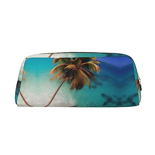 vacsAX Caribbean Islands Pencil Case Pencil Pouch Coin Pouch Cosmetic Bag Office Stationery Organizer Portable Pencil Bag von vacsAX