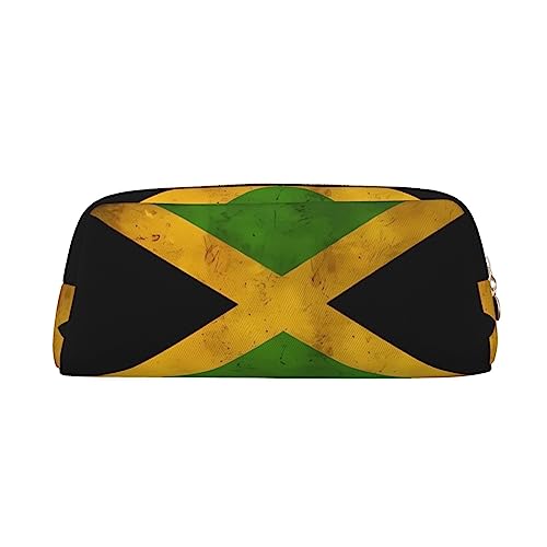 vacsAX Old Jamaican Flag Pencil Case Pencil Pouch Coin Pouch Cosmetic Bag Office Stationery Organizer Portable Pencil Bag von vacsAX