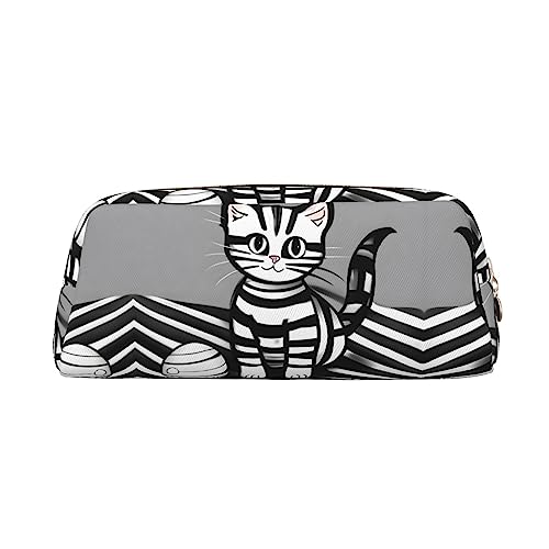 vacsAX Play Ball Kitty Federmäppchen Federmäppchen Münzbeutel Kosmetiktasche Büro Schreibwaren Organizer Tragbare Bleistifttasche von vacsAX