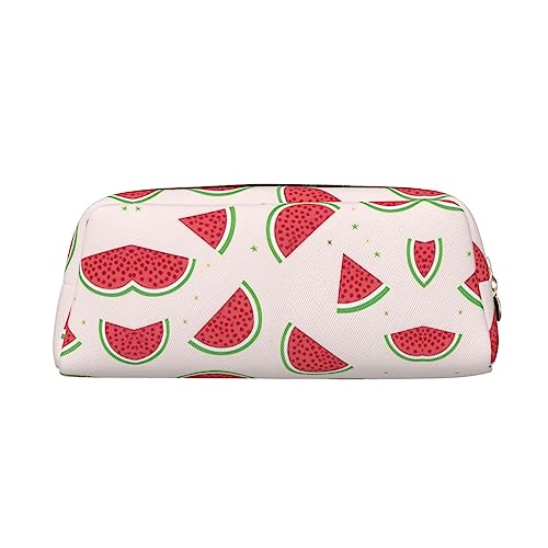 vacsAX Rosa Wassermelone Bleistift Fall Bleistift Beutel Münze Beutel Kosmetiktasche Büro Schreibwaren Organizer Tragbare Bleistift Tasche von vacsAX