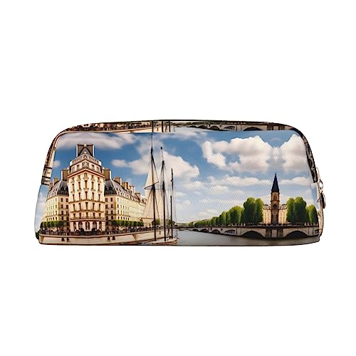 vacsAX Seine segeln Federmäppchen Bleistift Beutel Münzbeutel Kosmetiktasche Büro Schreibwaren Organizer Tragbare Bleistift Tasche von vacsAX