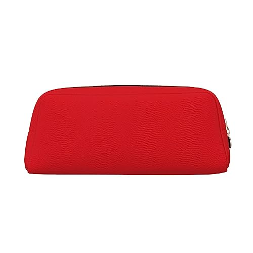 vacsAX Solide farbe rot Bleistift Fall Bleistift Beutel Münze Beutel Kosmetiktasche Büro Schreibwaren Organizer Tragbare Bleistift Tasche von vacsAX