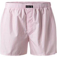 van Laack Herren Boxershorts rosa Baumwolle Gestreift von van Laack