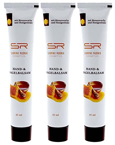 Sabrina Rudnik Hand- und Nagelbalsam 45 ml + varivendo Notizblock (3 x Bienenwachs und Honig) von varivendo