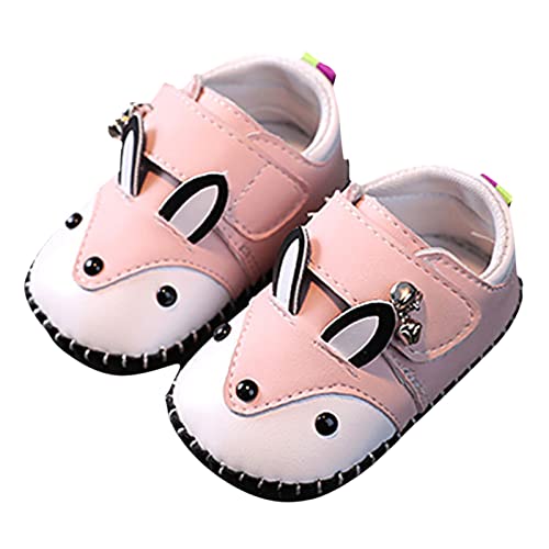 vejtmcc Baby Mädchen Weiche Kleinkind Schuhe Kleinkind Kleinkind Schuhe Cartoon Prinzessin Schuhe Turnschuhe Sandalen Baby Mädchen 19 (Pink, 21 Infant) von vejtmcc