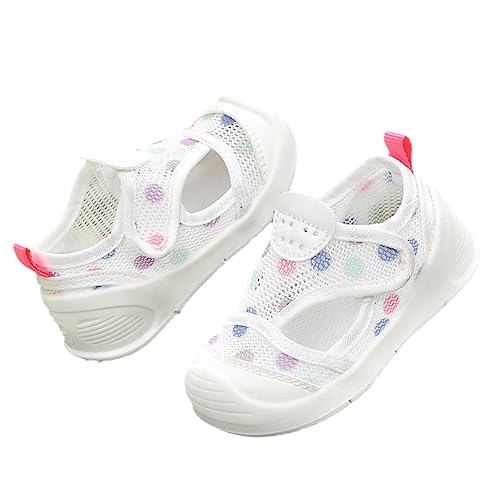 vejtmcc Baby Sandalen Mädchen Baby Neugeborene Sommer Turnschuhe Niedliche Atmungsaktive Netz Lernen Zu Gehen Klebrige Riemen Sandalen Baby Sandalen Mädchen 20 (A, 20 Infant) von vejtmcc