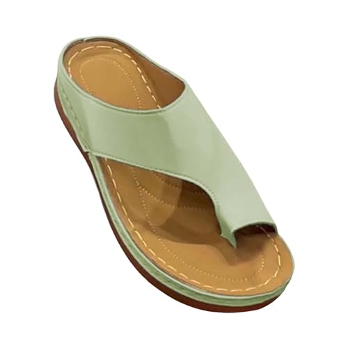 vejtmcc Bunion Splints OrthopäDische Hausschuhe Plattform Sandale Schuhe FüR Bunion Wedge Sommerschuhe Offen Strandschuhe, Hauschuhe Pantoletten Hausschuhe, Walking Sandalen Mit Arch Support Weiß von vejtmcc