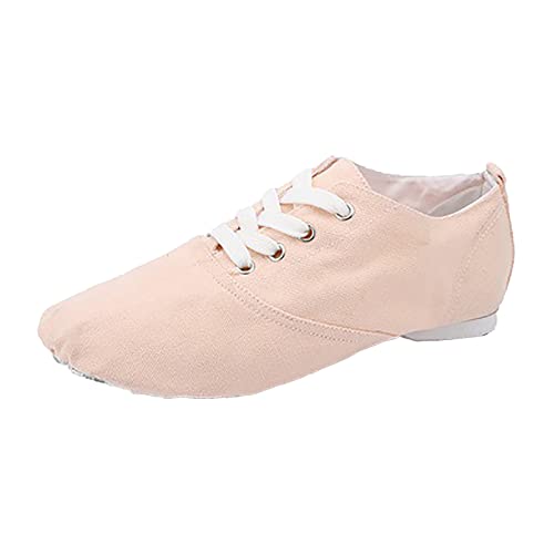 vejtmcc Kinder Canvas Tanzschuhe Trainingsschuhe mit weichen Sohlen Ballettschuhe Sandalen Tanzschuhe Sneaker 28 Klettverschluss (B, 28 Little Child) von vejtmcc