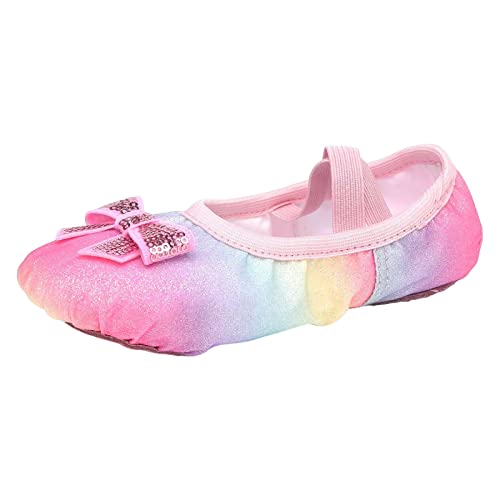 vejtmcc Kinderschuhe Tanzschuhe Warm Dance Ballett Performance Indoor Schuhe Yoga Tanzschuhe Schuhe Kinder 37 (Pink, 24 Toddler) von vejtmcc