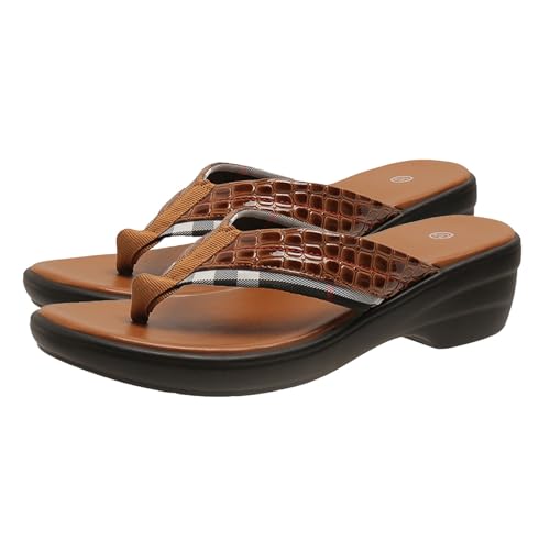 vejtmcc Plantarfasziitis Flip Flops FüR Frauen, Bequeme OrthopäDische Sandalen Mit FußGewöLbeunterstüTzung, Gehen Gepolsterte Tanga Slipeper FüR Pool Strand | Leicht Flip Flops Schwarz von vejtmcc