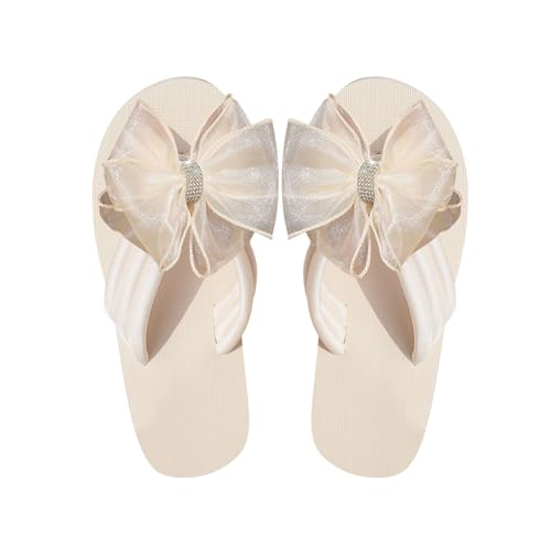 vejtmcc Sandalen Damen OrthopäDische ComfortfüßE Plantarfasziitis Arch Support Orthotic Slides Sandalen Mit Floralen, Verzierungen - Badelatschen Leicht Outdoorsandale Yoga Fussbett Flip Flops von vejtmcc