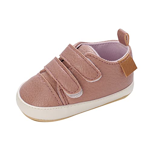 vejtmcc Schuhe First Kleinkind rutschfeste erste Baby zu Fuß Mädchen Sneaker solide Kinder Baby Schuhe Blinkende Schuhe Erwachsene (Pink, 20.5 Toddler) von vejtmcc