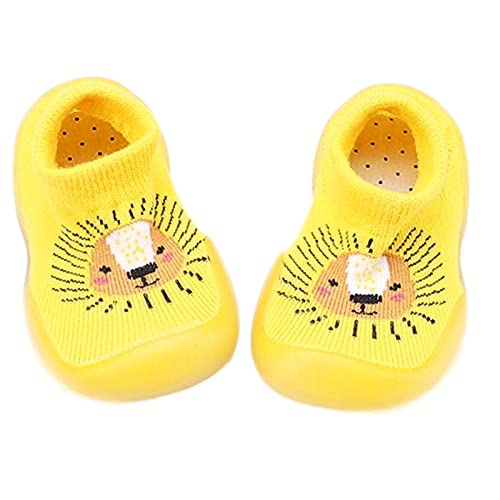 vejtmcc Schuhe Mädchen Baby Schuhe Boden atmungsaktive Socken Baby Schuhe Bequeme Sommerschuhe (Yellow, 20) von vejtmcc