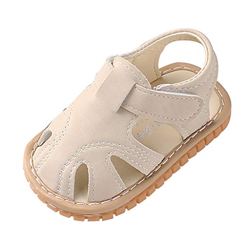 vejtmcc Schuhe Sandalen Wanderer weiche baby-einzige Schuhe Mädchen erste Baby Schuhe Wasserschuhe Baby (Beige, 15-18 Months) von vejtmcc