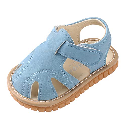 vejtmcc Schuhe Sandalen Wanderer weiche baby-einzige Schuhe Mädchen erste Baby Schuhe Wasserschuhe Baby (Blue, 6-9 Months) von vejtmcc