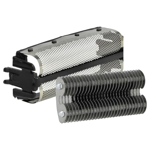 vhbw Kombi-Pack 2x Scherteil kompatibel mit Remington DA407, DA557 Elektrorasierer, Folie + Messerblock, schwarz/silber vhbw Kombi-Pack 2x Scherteil kompatibel mit Remington DA407, DA557 Elektrorasierer, Folie + Messerblock, schwarz/silber von vhbw