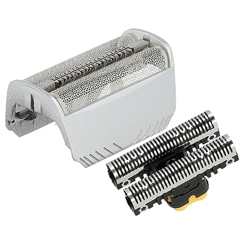 vhbw Kombi-Pack Scherteil kompatibel mit Braun 5491, 5492, 5493, 5494, 5495, 5713 Elektrorasierer, Folie + Messerblock, silber von vhbw