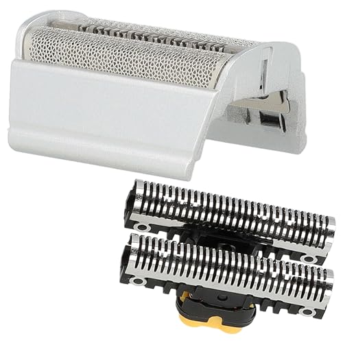 vhbw Kombi-Pack Scherteil kompatibel mit Braun Flex Integral 5415, 5416, 5443 Elektrorasierer, Folie + Messerblock, schwarz/silber vhbw Kombi-Pack Scherteil kompatibel mit Braun Flex Integral 5415, 5416, 5443 Elektrorasierer, Folie + Messerblock, schwarz/silber von vhbw