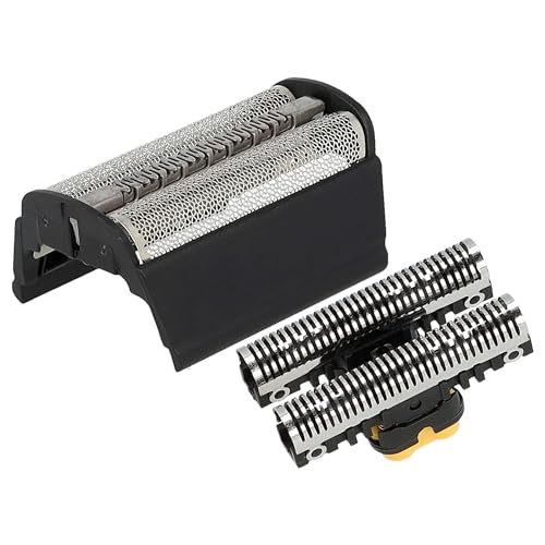 vhbw Kombi-Pack Scherteil kompatibel mit Braun Flex Integral 5515, 5703, 5704, 5705 Elektrorasierer, Folie + Messerblock, schwarz von vhbw