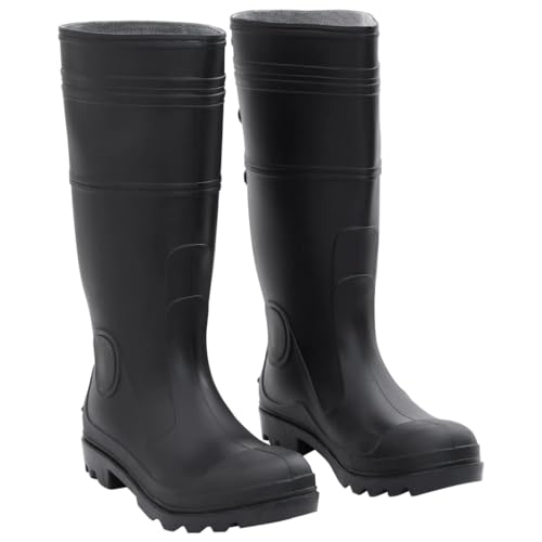 vidaXL Gummistiefel, Regenstiefel rutschfest, Anglerstiefel Wasserdicht, Arbeitsstiefel Gartenstiefel Halbschaft Stiefel, Schwarz Größe 40 PVC vidaXL Gummistiefel, Regenstiefel rutschfest, Anglerstiefel Wasserdicht, Arbeitsstiefel Gartenstiefel Halbschaft Stiefel, Schwarz Größe 40 PVC von vidaXL
