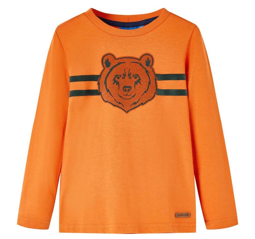 vidaXL Langarmshirt Kinder-Langarmshirt Dunkelorange 116 von vidaXL