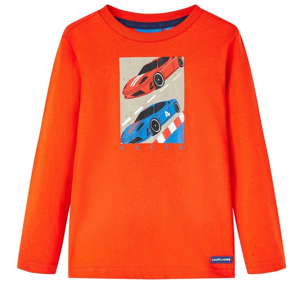 vidaXL Langarmshirt Kinder-Langarmshirt Hellorange 116 von vidaXL