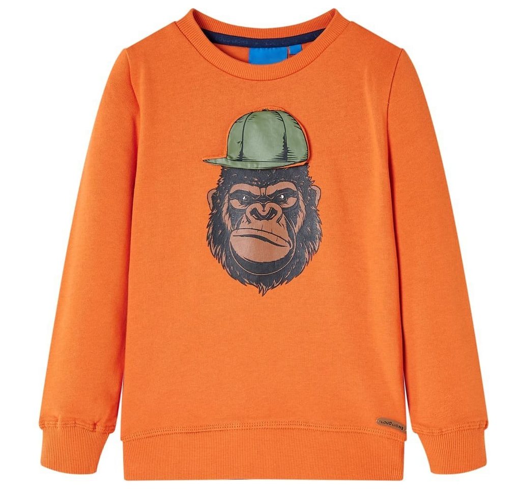 vidaXL Sweatshirt Kinder-Sweatshirt Dunkelorange 128 von vidaXL