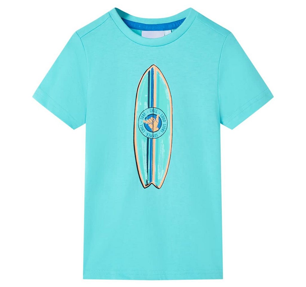 vidaXL T-Shirt Kinder-Kurzarmshirt Aquablau 104 von vidaXL