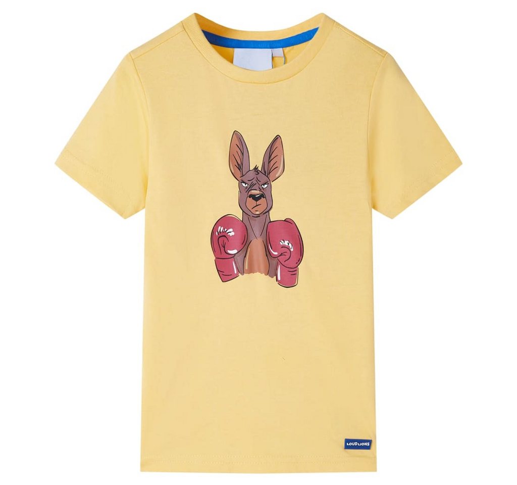 vidaXL T-Shirt Kinder-Kurzarmshirt Gelb 104 von vidaXL