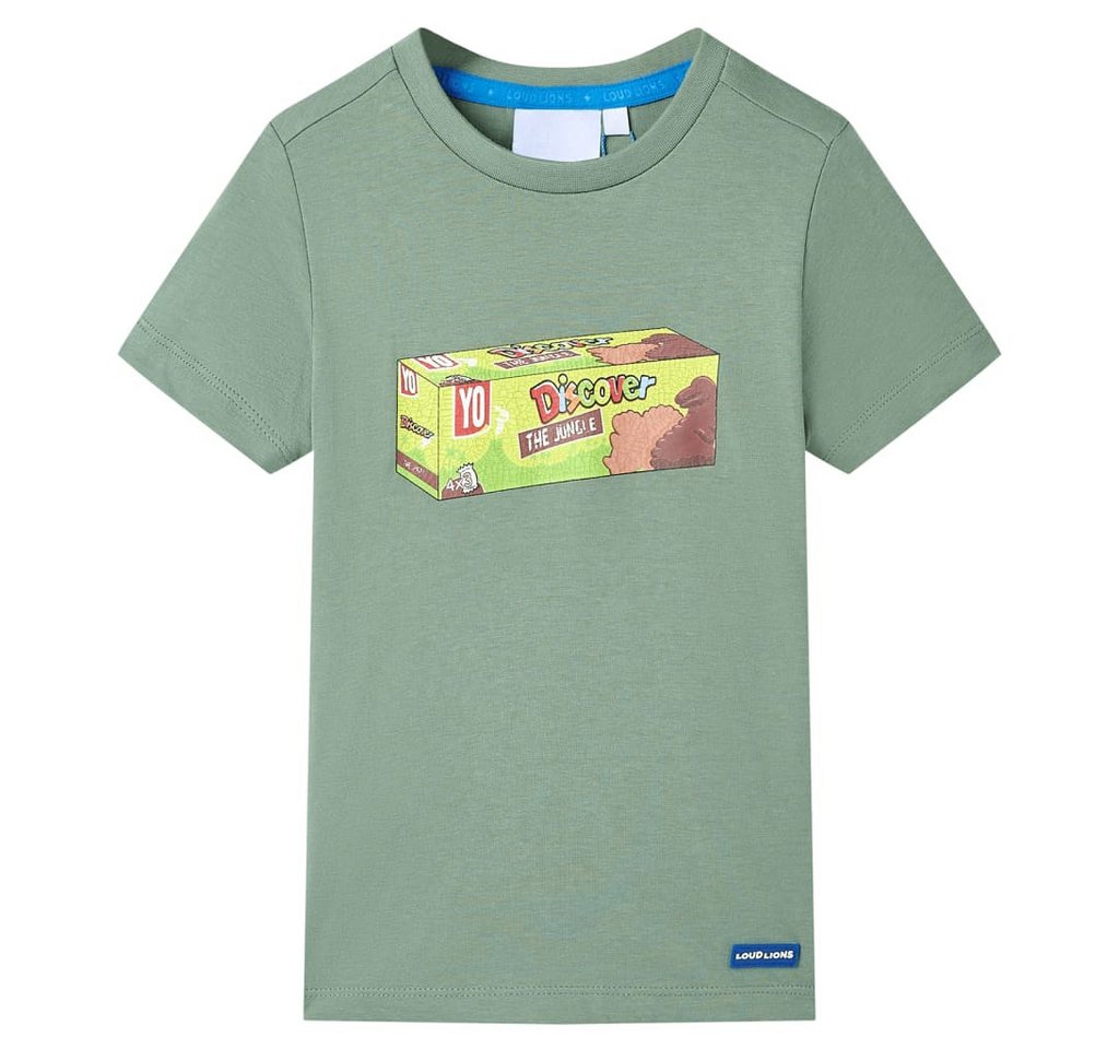 vidaXL T-Shirt Kinder-Kurzarmshirt Khaki 104 von vidaXL