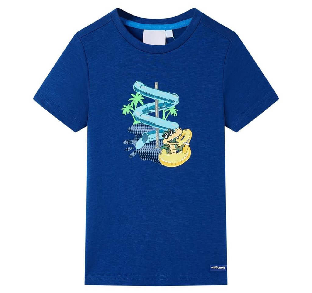 vidaXL T-Shirt Kinder-T-Shirt Dunkelblau 104 von vidaXL