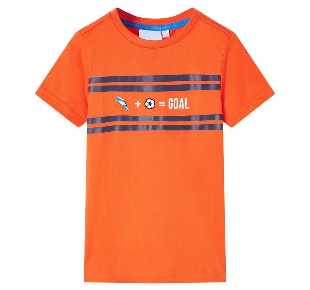 vidaXL T-Shirt Kinder-T-Shirt Dunkelorange 92 von vidaXL