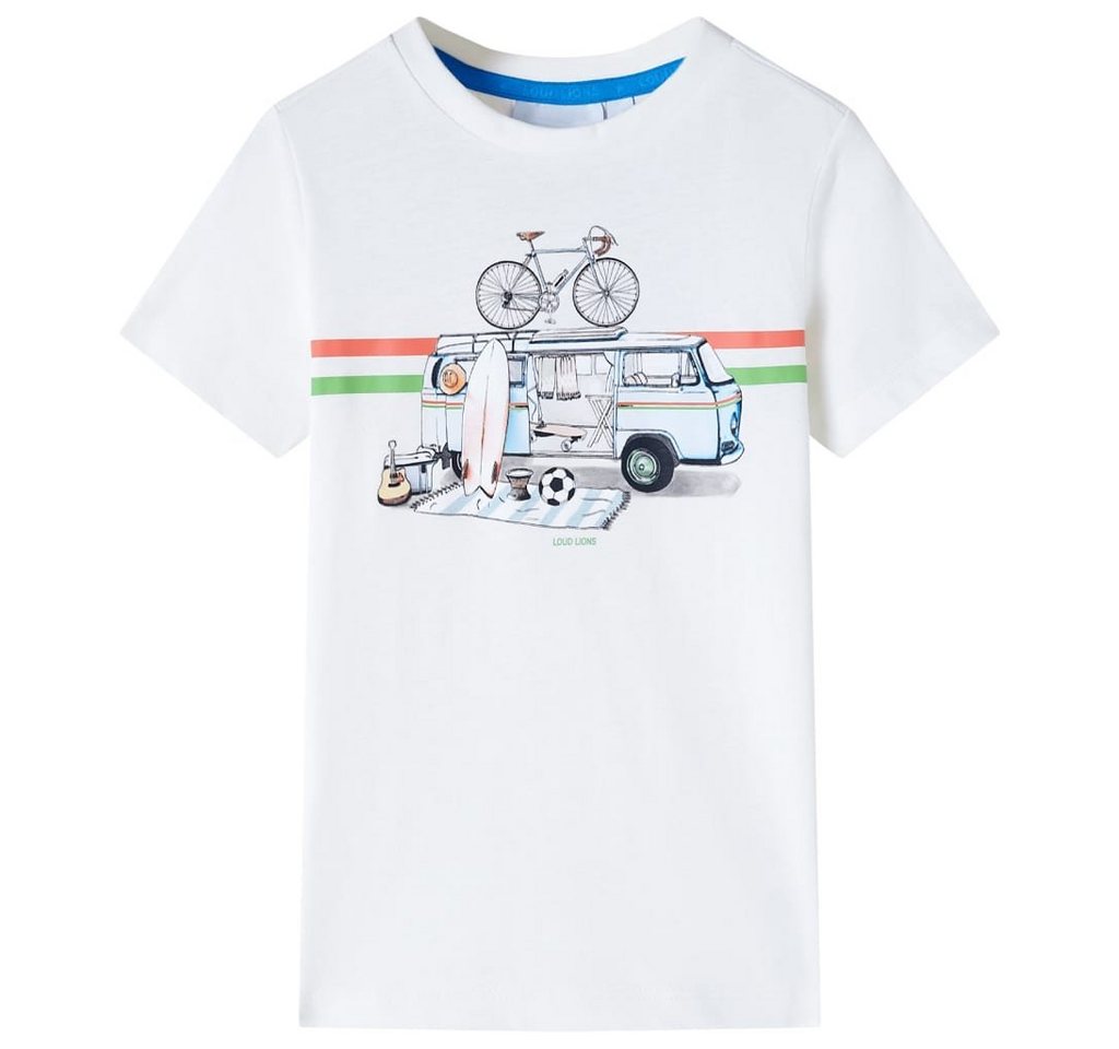 vidaXL T-Shirt Kinder-T-Shirt Ecru 104 von vidaXL