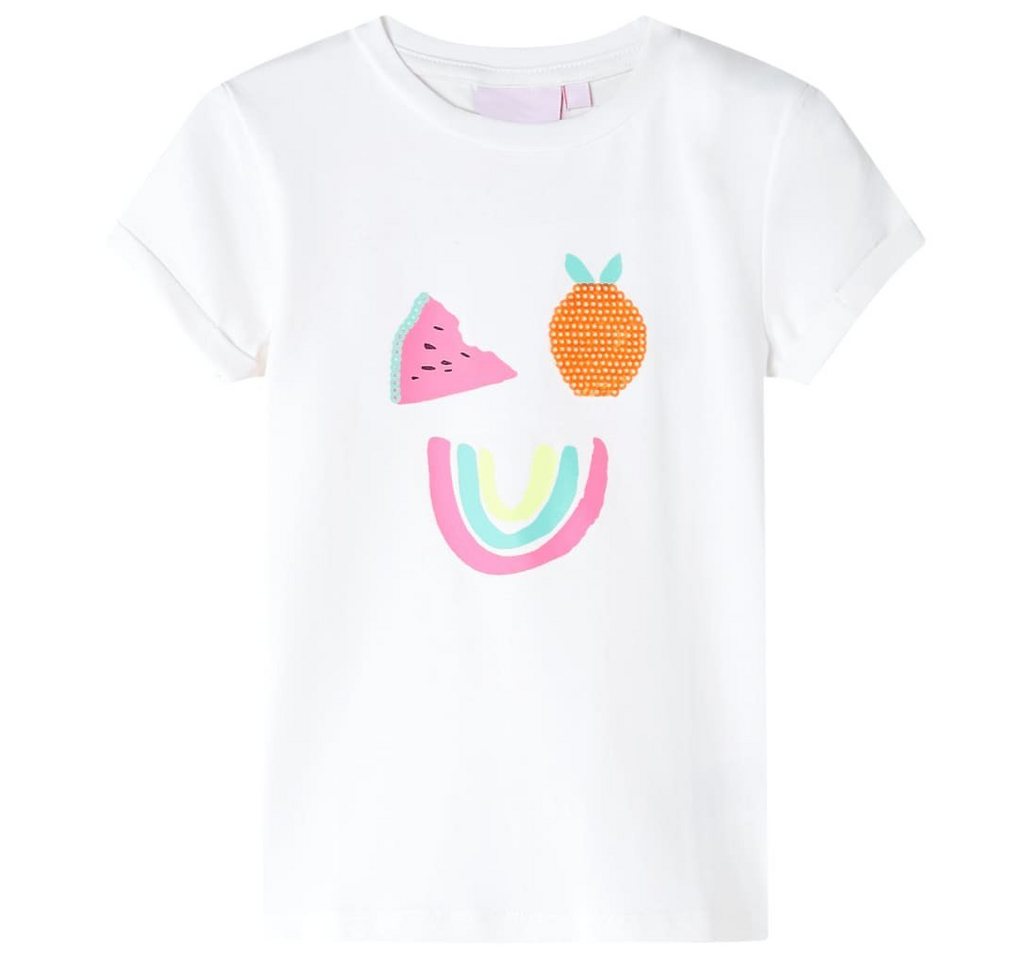 vidaXL T-Shirt Kinder-T-Shirt Ecru 104 von vidaXL