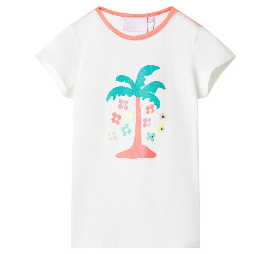 vidaXL T-Shirt Kinder-T-Shirt Ecru 128 von vidaXL