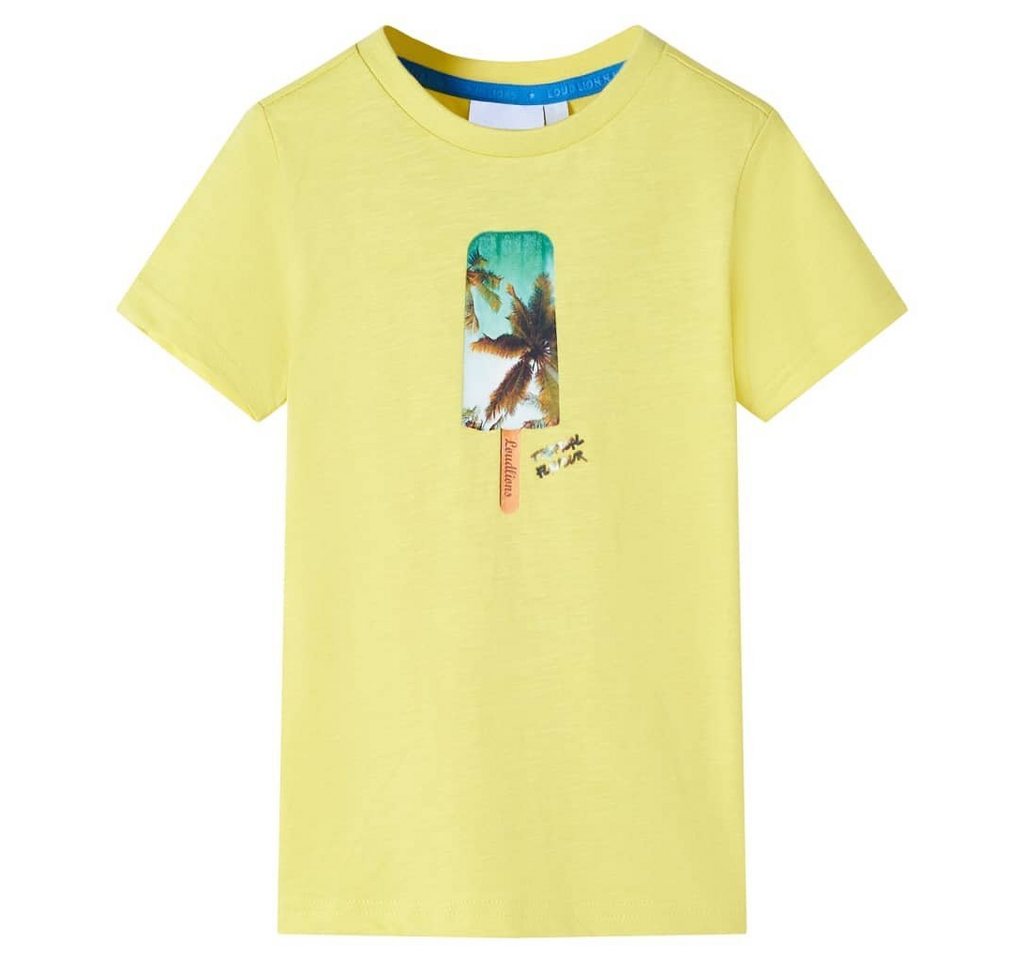 vidaXL T-Shirt Kinder-T-Shirt Gelb 104 von vidaXL