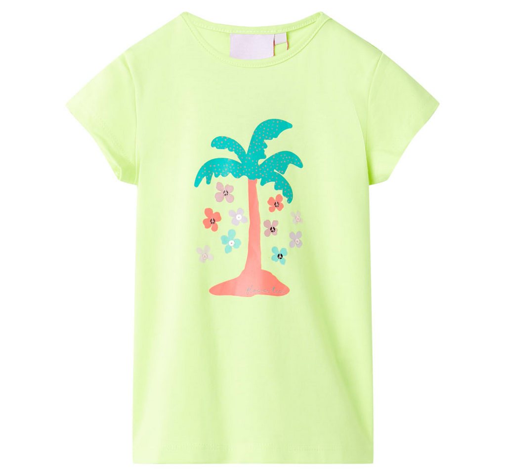 vidaXL T-Shirt Kinder-T-Shirt Neongelb 104 von vidaXL