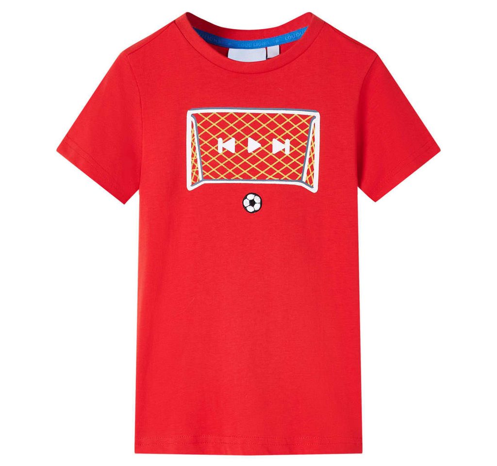 vidaXL T-Shirt Kinder-T-Shirt Rot 140 von vidaXL