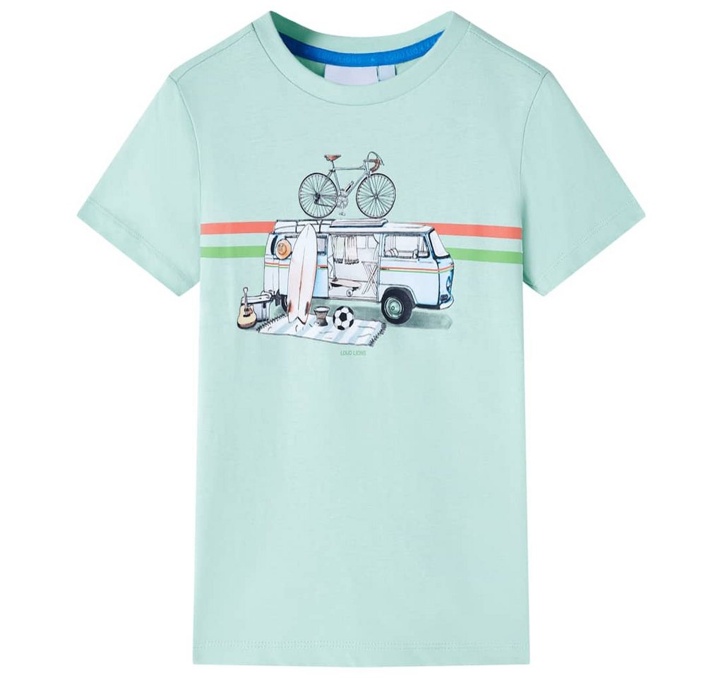vidaXL T-Shirt Kinder-T-Shirt Helles Minzgrün 128 von vidaXL