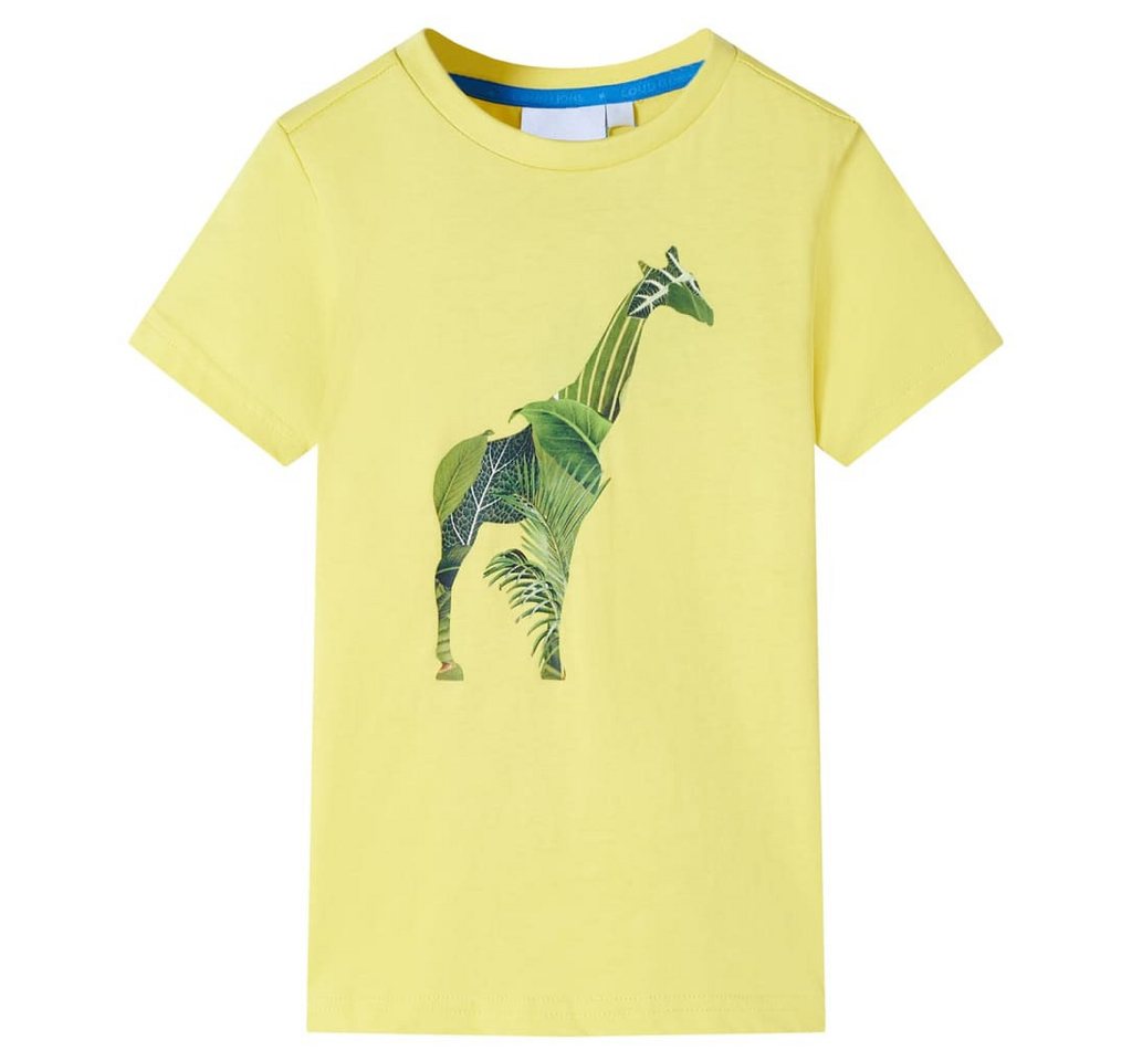 vidaXL T-Shirt Kinder-T-Shirt Gelb 92 von vidaXL