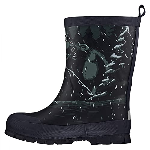 Viking Jolly Thermo Print Gummistiefel, Navy/Dark Grey, 29 von Viking