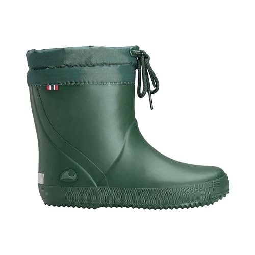 Viking Unisex Baby Indie Alv Thermo Wool Gummistiefel, Dark Green, 24 EU von Viking