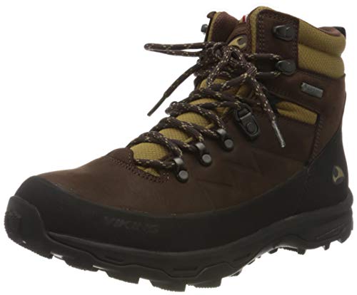 Viking Unisex-Erwachsene Lofoten GTX Walking-Schuh, Brown/Olive,43 EU von Viking