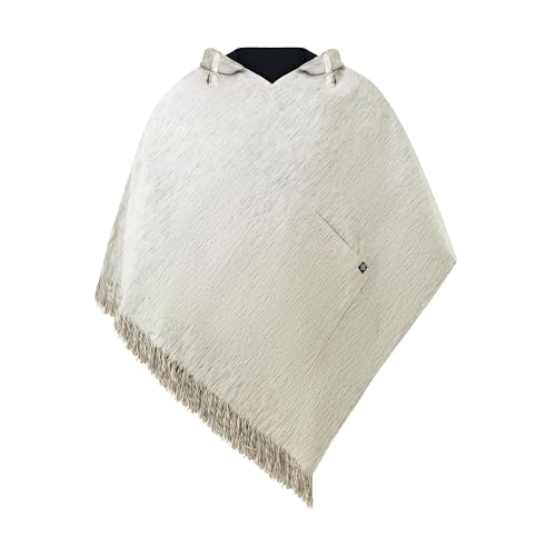 virblatt - Poncho Damen | Baumwolle | Outdoor Poncho Damen Winter | Wendefunktion | mexikanischer Poncho warm Herbest Rollstuhl Poncho - Abajo S-M WD von virblatt